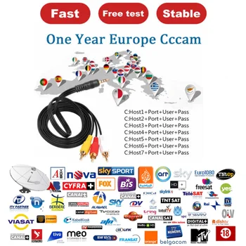 

2020NEW cccam Europe 1 year/18 months server for spain portugal poland 4K italy germany o scam cline used in satellite receiver