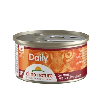 

Almo nature mousse D/Cats "with duck" with duck 0,085 kg x 24 PCs