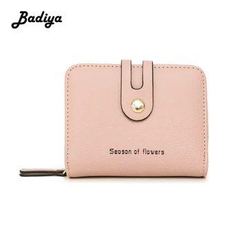 

Womens Leather Accordion Credit Card Holder Wallet Bifold Short Wallet Small Coin Purse Multifunction Cute Female Clutch Bag