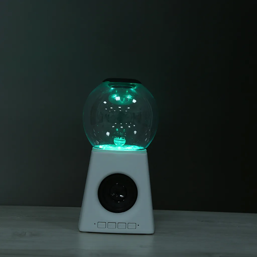 Беспроводной с Bluetooth Портативный Lamplight стерео звук бас двойной динамик TF карта