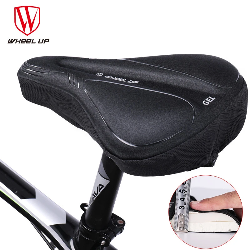 Comfortable  Outdoor Silicone Saddle Cover  Cycling Bike Seat Pad Gel Cushion