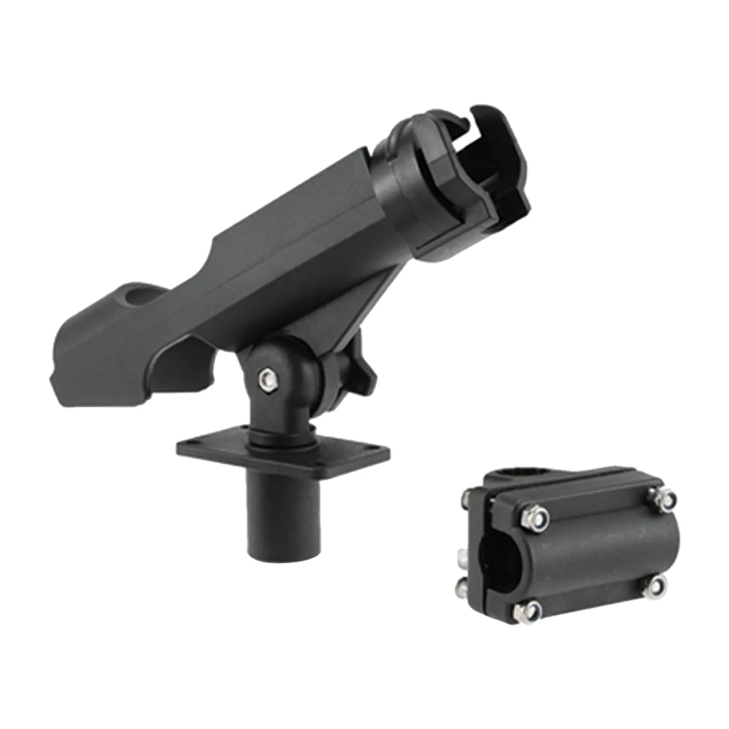 Fishing Support Rod Holder/ Bracket, Kayaking Yacht Fishing Tackle Tool, 360 Degrees Rotatable With Screws For Boat