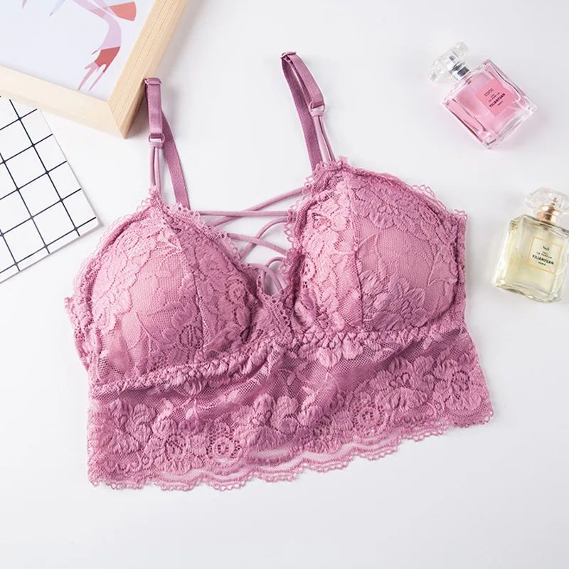 

Sexy Camisole Women Lace Tube Tops Fashion Camis Cross Beauty Back Tank Tops Underwear