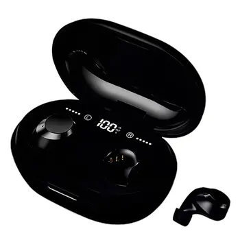 

Dual Mode 5.0 Earphone Stereo Wireless Headset Touch Control Headset Waterproof Earburd External Battery Led Display 2000mah