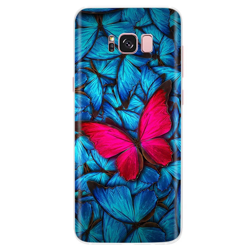 waterproof phone holder Case For Samsung Galaxy S8 Plus Silicone Case Cute Pattern Soft TPU Case For Samsung Galaxy S8 S 8 Plus Phone Case Fundas Coque cell phone pouch