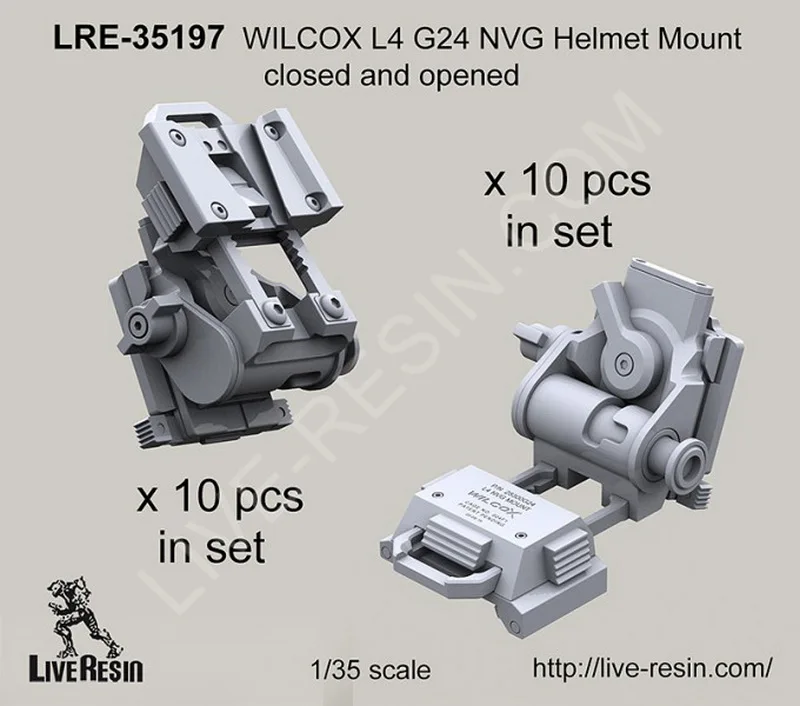 Live Resin LRE 35197 1/35 WILCOX L4 G24 фотоэлемент с замкнутым и открытым креплением|Наборы для