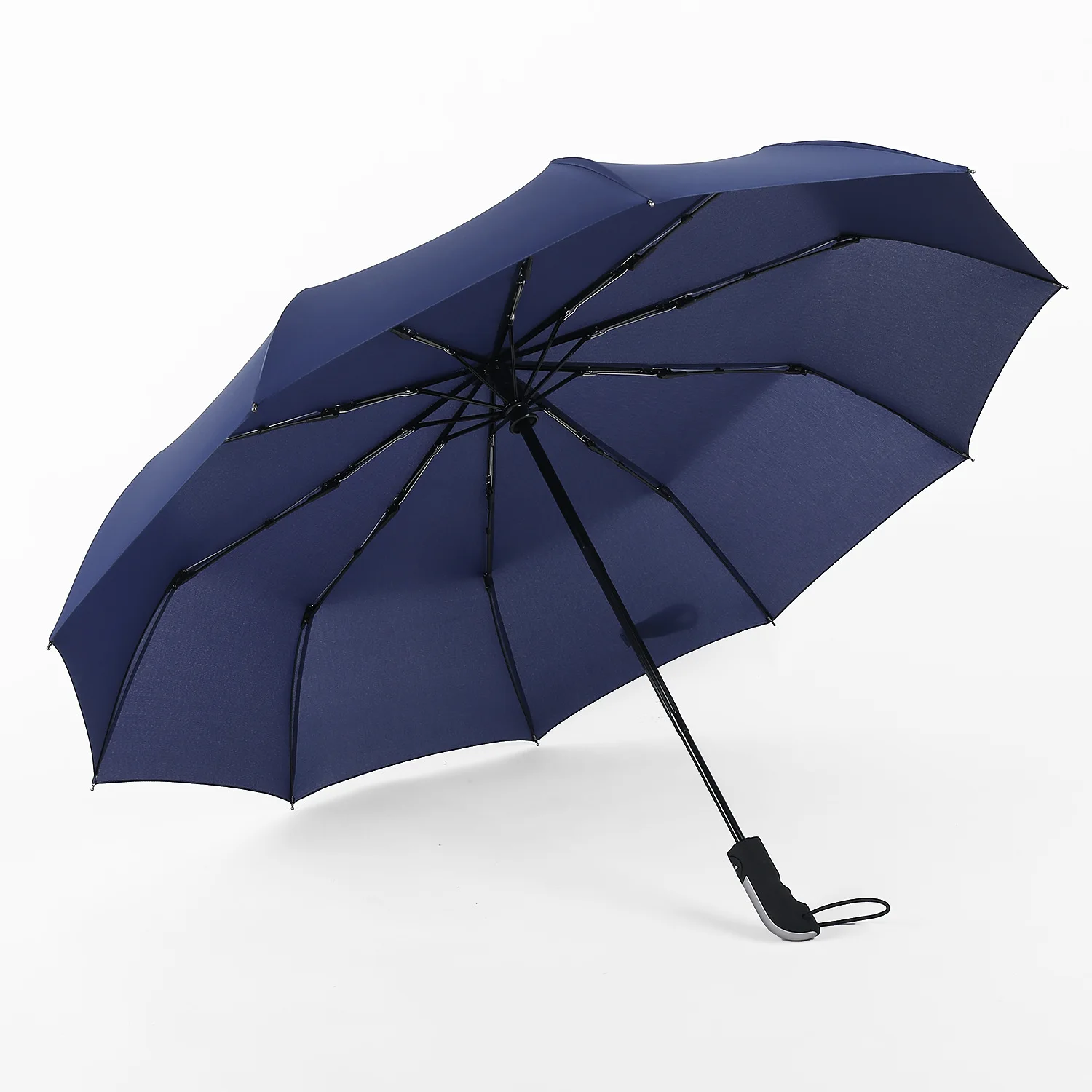 

Fully Automatic Umbrella 10 Bone Folding Umbrella Men shang wu san Customizable from the Open Close Three-fold Umbrella Sun-resi