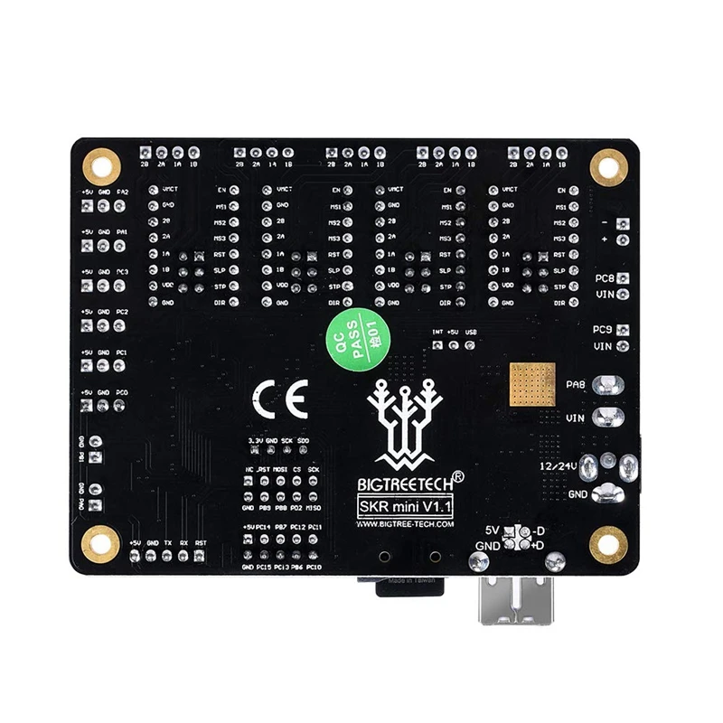 SKR Mini V1.1 3D печатная плата управления Поддержка TMC2208 TMC2130 LV8729 DRV8825 A4988 ST820 детали 3D печати(клеммный блок