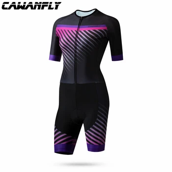 

Triathlon Suit Men Cycling Clothing Pro Team Skinsuit Jumpsuit Maillot Cycling Jersey Ropa Ciclismo Bike Sports cawanfly pink