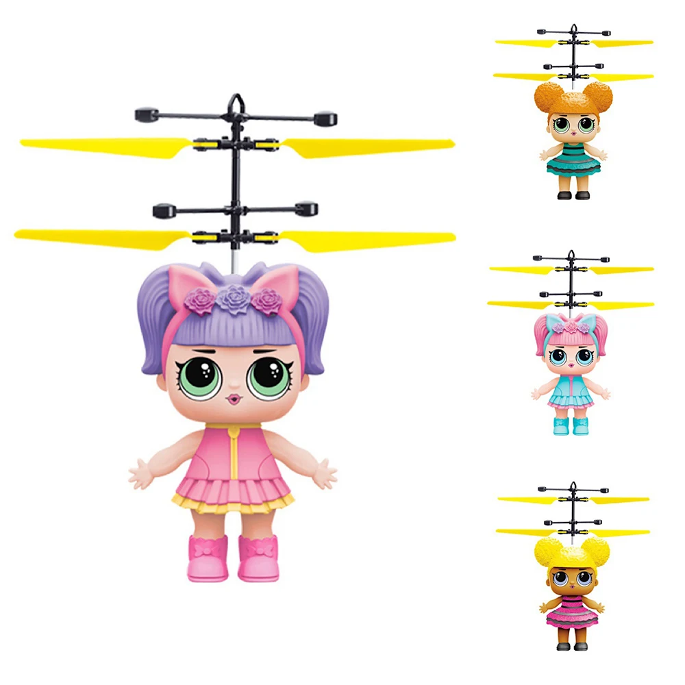 LOL Flying Girls Surprise Doll Magic Infrared Induction Control Kids Toys Gifts 