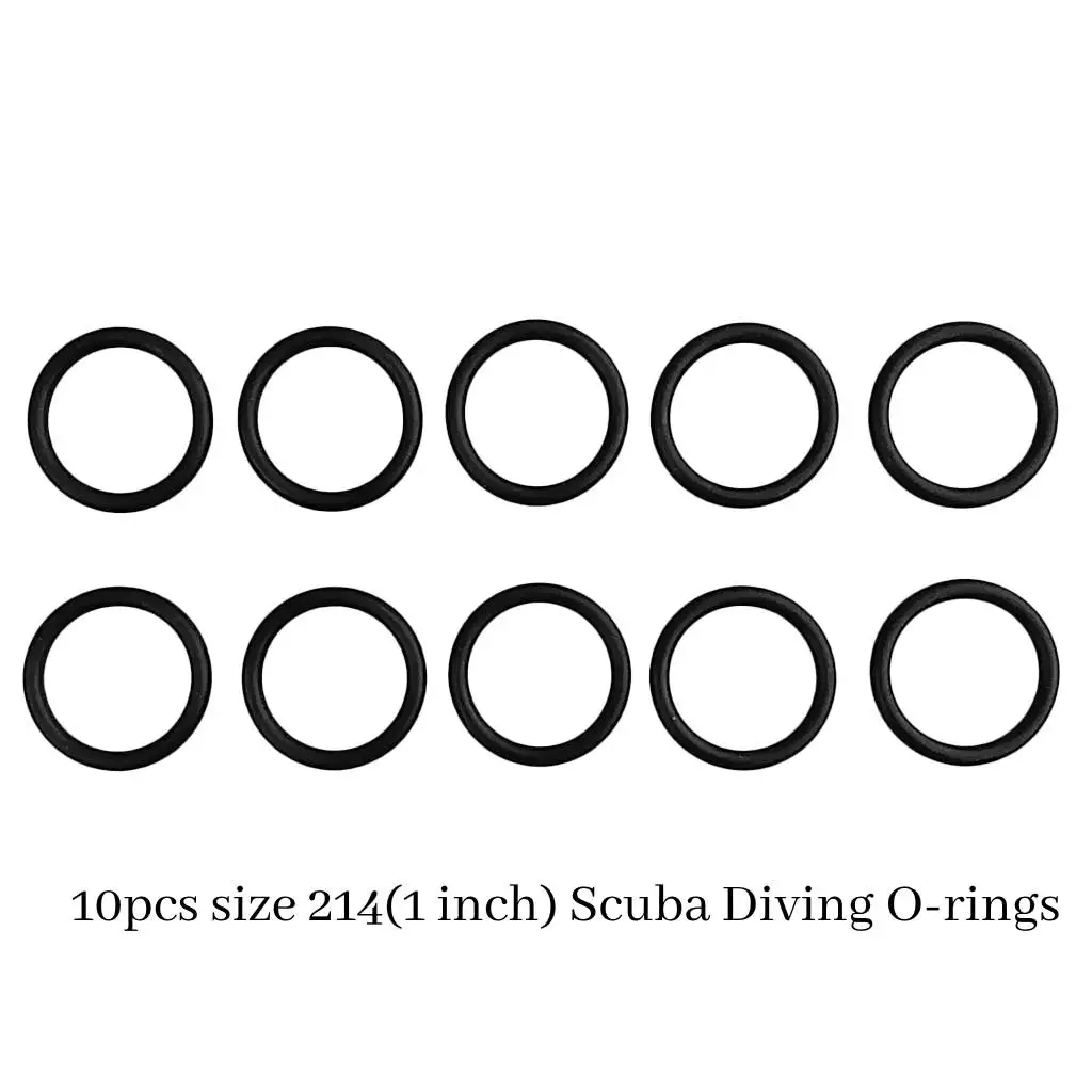 10Pcs Rubber Sealing O Rings Seal Washer for Scuba Diving Dive Cylinder/Tank 