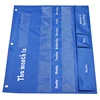 Early Education Calendar Weather Hanging Bag Learning Toys Learning Cognitive Calendar Weather Card Hanging Bag Educational Toys 4