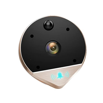 

Anti-Theft Wide Angle Peephole Smart Video Wifi Wireless Doorbell Remote Monitoring Visual Infrared Detector Intercom Electron