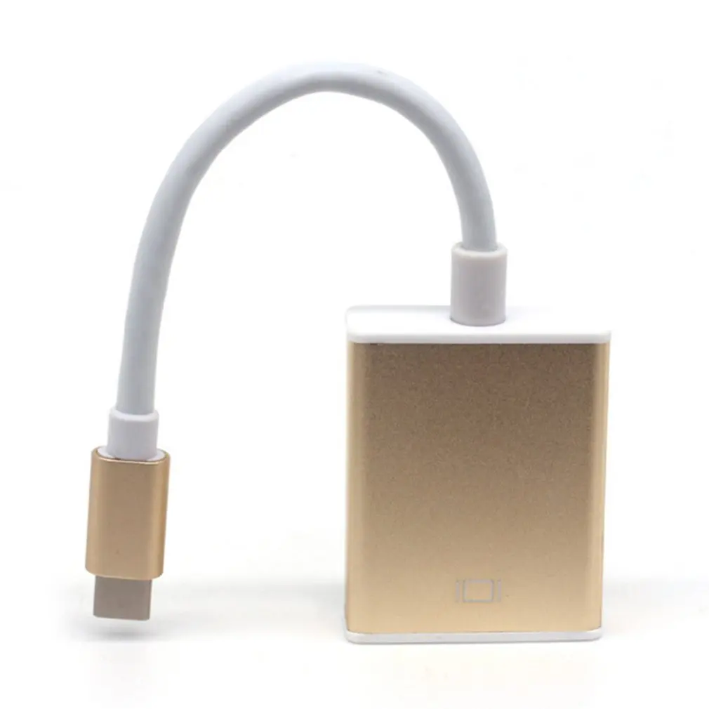 

Type-C To VGA Converter Projector Adapter Copper Core USB3.1 Function Forward And Reverse Insertion Fast Transmission