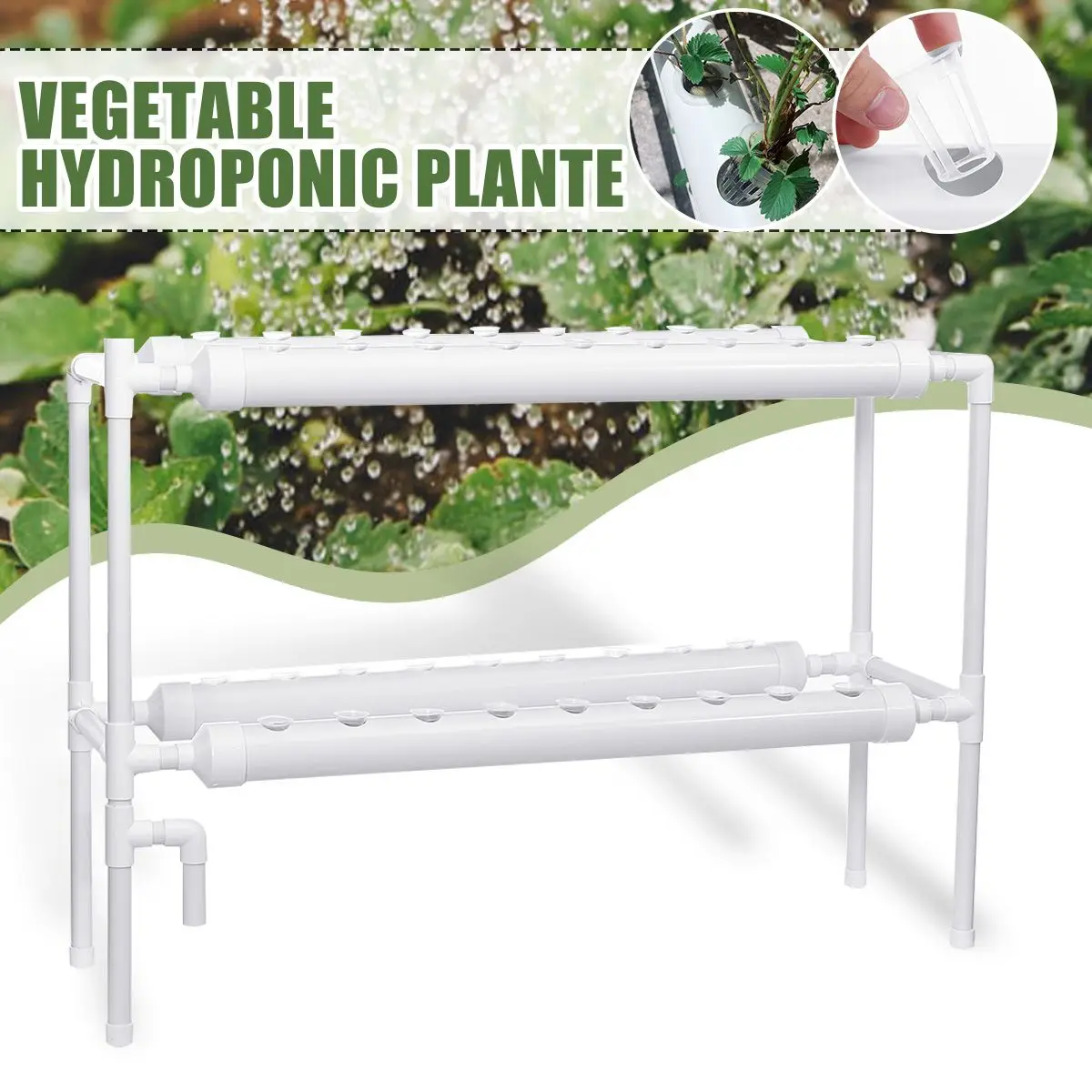 

220V/110V Plant Hydroponic Systems Grow Kit 36 Holes Nursery Pots Anti Pest Soilless Cultivation Indoor Garden Culture Planter