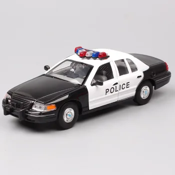 

Children 1/24 scale Welly Ford Crown Victoria 1999 police Diecast metal Vehicle models auto car miniature of Collectible gifts
