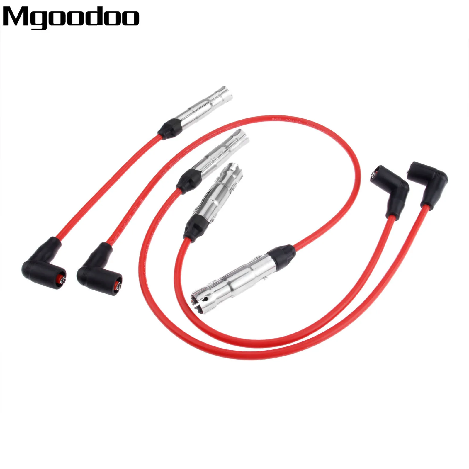Mgoodoo 4 шт. набор кабелей зажигания свечи RC VWC035 57041 фитинги для Volkswagen forjetta forGolf