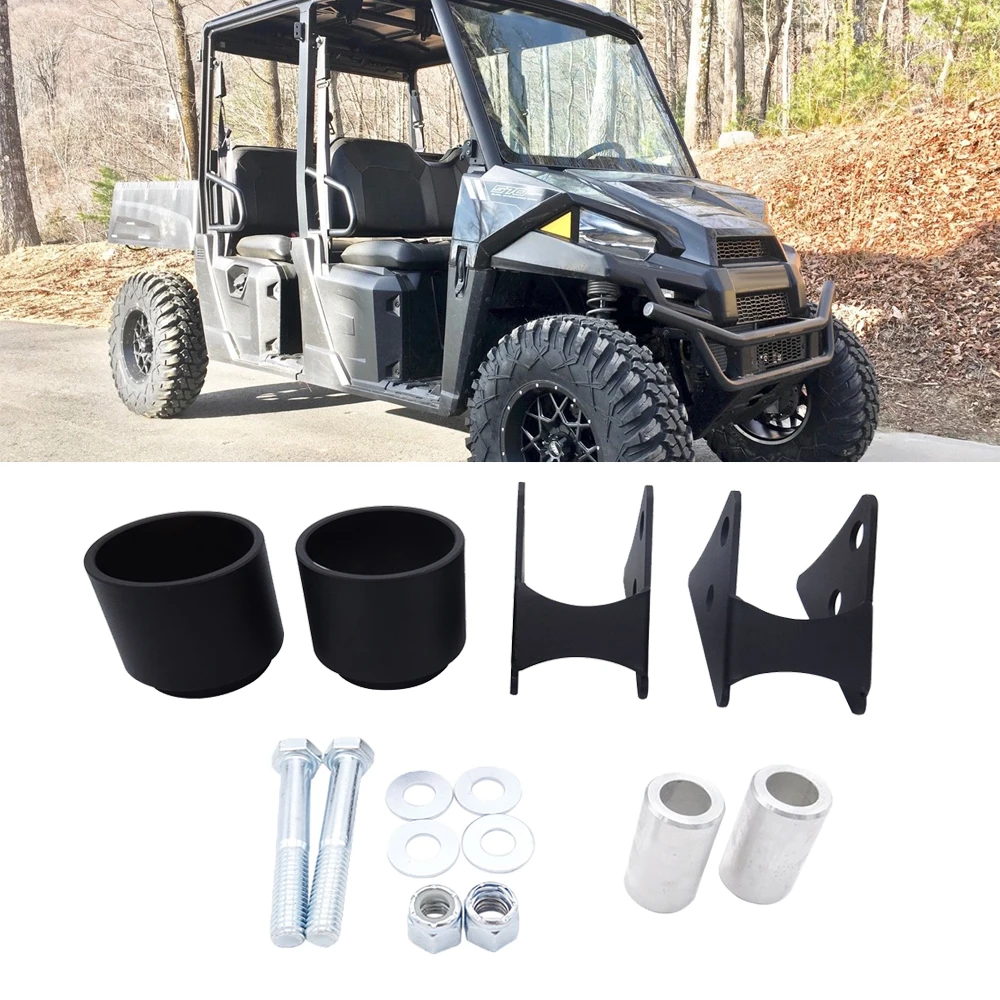 

UTV Front and Rear Suspension 2.5 Inches Lift Kit Rise Fit Polaris Ranger 500/570/800/CREW Midsize 2014-2019