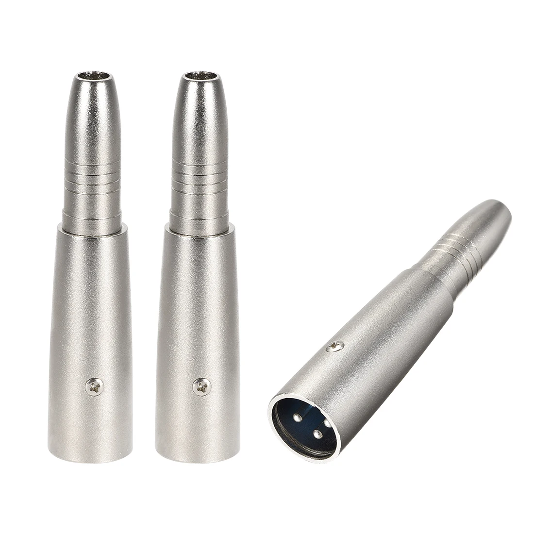 

uxcell XLR to 1/4" TRS Adapter Gender Changer Coupler XLR M-0.64cm F 3pcs