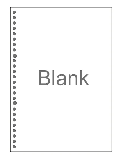 blank A5 B5 60 страниц PP обложка для книг дневник путешественник блокнот простой Расписание Книга пуля школьный журнал офисные принадлежности bz1710066 - Цвет: blank