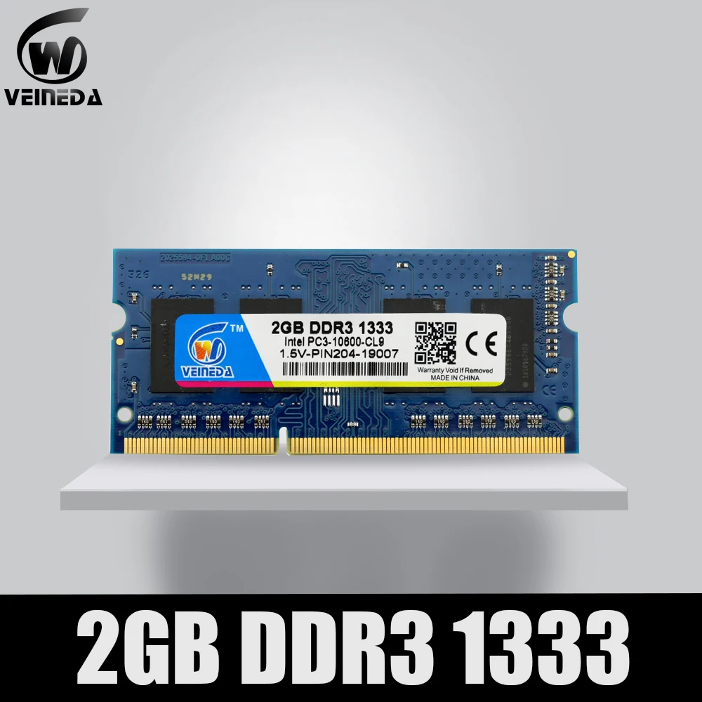 Ноутбук с оперативной памятью DDR3 2gb 1333 ddr3 1,5 V PC3-10060 so-dimm Память Ram DDR 3 1066 PC3-8600 204pin для ноутбука