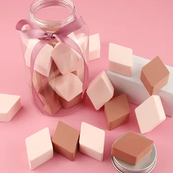 

12Pcs/Lot Triangle Shaped Candy Color Soft Magic Face Cleaning Pad Cosmetic Puff Cleansing Sponge Wash Face Makeup Tools