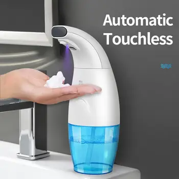 

330ML Automatic Foam Soap Dispenser Touchless Foaming Infrared Motion Sensor Hands-Free Soap Pump Dispenser For Bathroom Kitchen