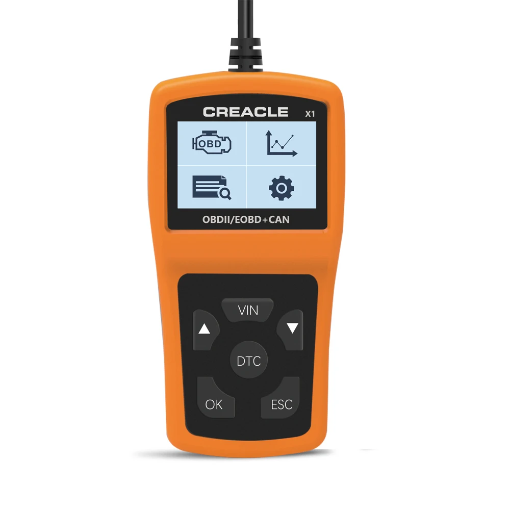 X1 OBD считыватель кодов OBD2 сканер автомобильный диагностический инструмент для проверки неисправностей двигателя Автомобильный сканер многоязычный для чтения данных в реальном времени