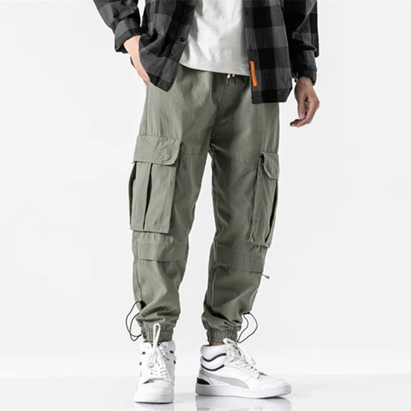 

Yi dao Vintage 20 Spring Clothing Japanese-style Casual Large Pocket Bib Overall Men's Loose-Fit INS Popular Brand Harem Ankle B