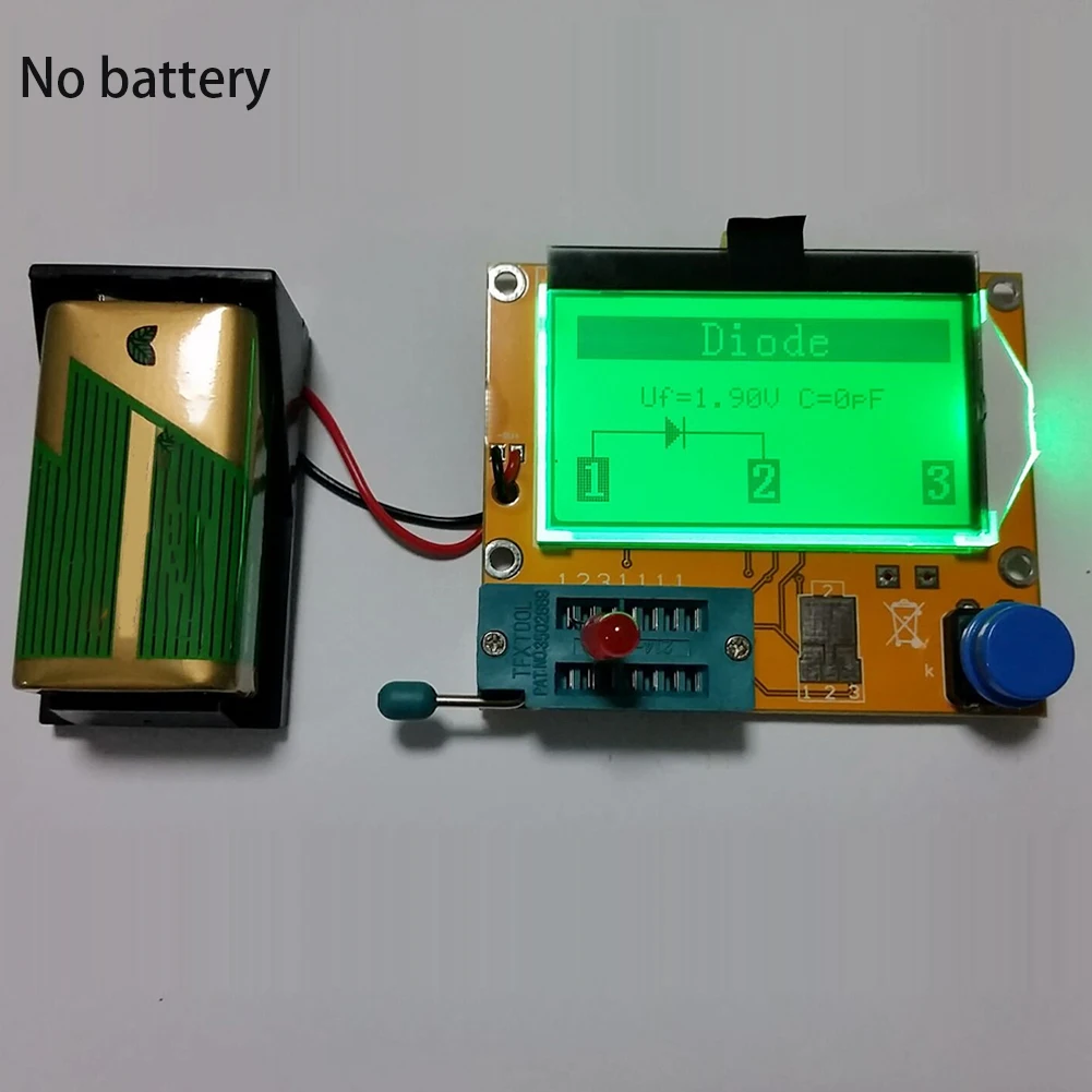 Многофункциональный конденсатор изображений lcd MOSFET транзистор тест er диод Тест Крюк ESR резистор для LCR-T4