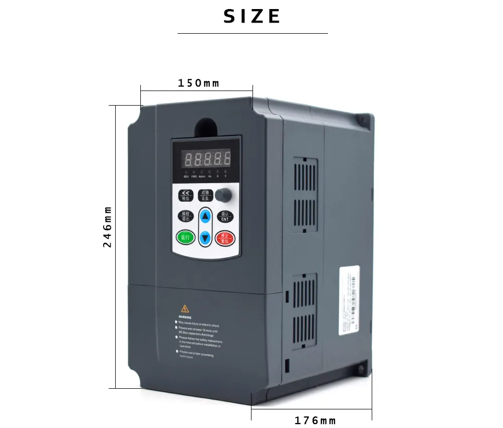 Инвертор Aubalasti 2.2KW однофазный 220V поворот 3 фазы 380V Ток 13A для станка с ЧПУ
