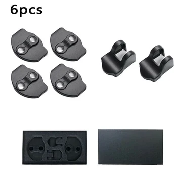 

6pcs/set Anti Rust Protection Cap Auto Replacement Guard Durable Trim Car Door Lock Cover Styling Decoration For Tesla Model 3