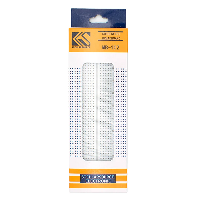 Breadboard MB-102 плата для хлеба, специальный модуль питания, совместимый с 5 В, 3,3 В макетная плата, модуль питания - Цвет: Breadboard