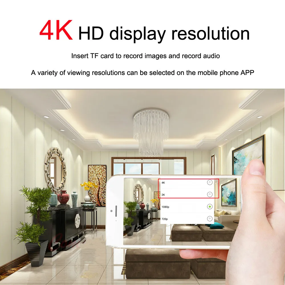 Caméra miniature,Mini caméra de surveillance IP WiFi HD SQ29
