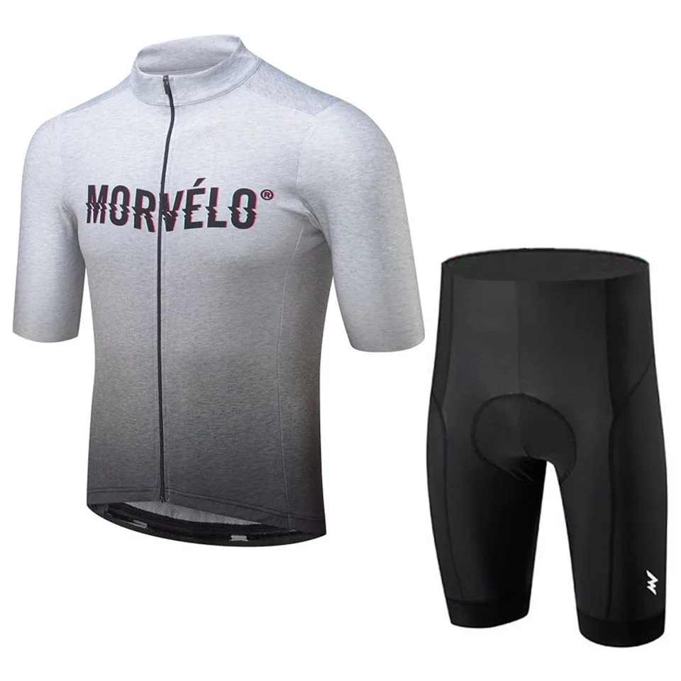 7 Morvelo, набор для велоспорта, короткий рукав, для мужчин, быстросохнущий, летний, для велосипеда, MTB, велосипеда, одежда для велоспорта, набор для мужчин, ciclismo ropa hombre - Цвет: 7