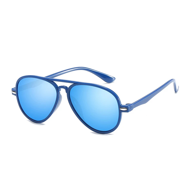 blue YEABIU модные новые детские солнцезащитные очки для детей, милые детские солнцезащитные очки, Прямая поставка, защита от ультрафиолета, уличные солнечные очки, цветные подарки - Цвет линз: blue