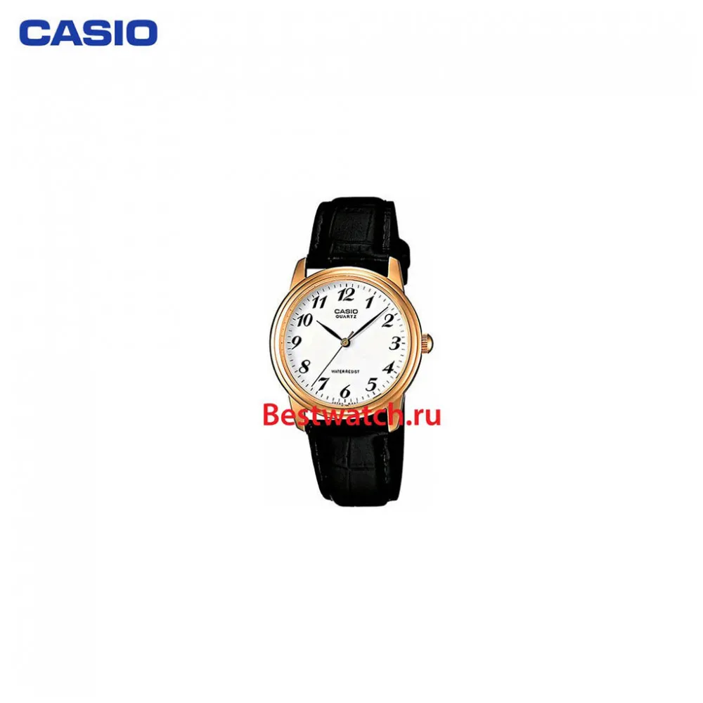 Наручные часы Casio MTP-1236PGL-7B мужские кварцевые на кожаном ремешке