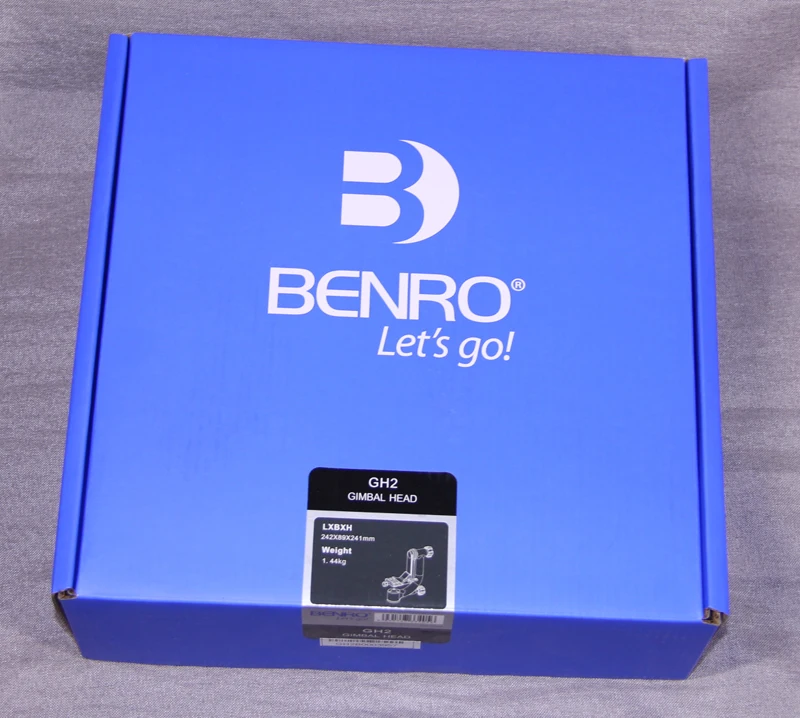 Benro GH2 Профессиональный Алюминий Gimbal головки для тяжелых телеобъективов Камера штатив Максимальная нагрузка 25 кг
