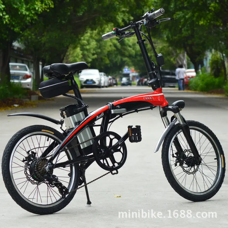 Мини Алюминиевый 20 дюймов Электрический сплав велосипед складной литиевый аккумулятор 36 В складной электрический велосипед Rockwheel взрослый Электрический автомобиль