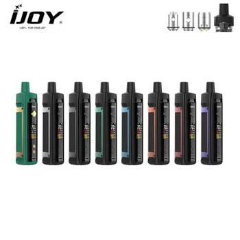 

In Stock Original IJOY Jupiter 70W Pod Kit 0.6 0.2ohm Mesh Coil RBA Coil 5ml Pod Owered By 18650 Battery Vapor VS Vinci X Shogun