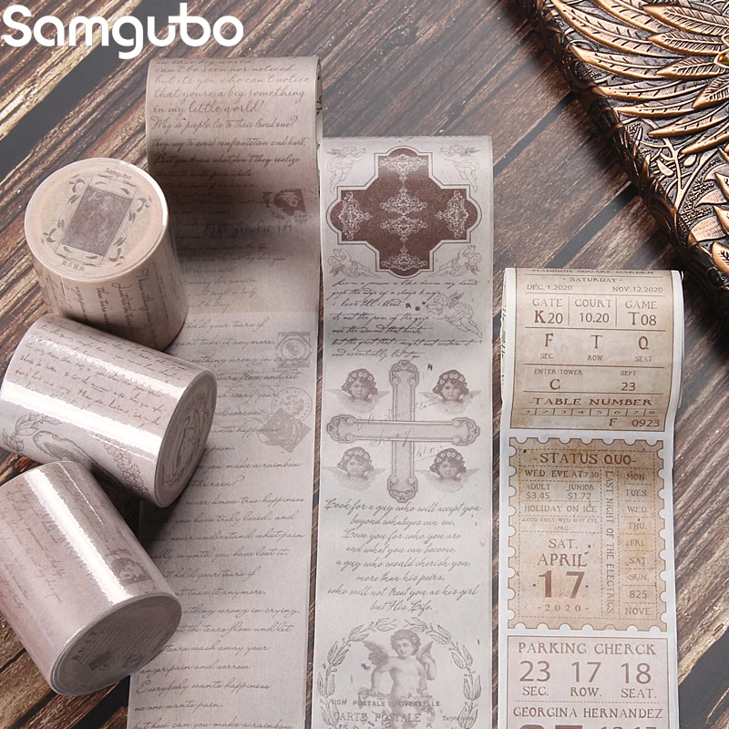 1pcs Washi Tape Set Masking Tape Decorative Washi Tapes Washitape Journal Stickers Vintage Whasi Scrapbooking