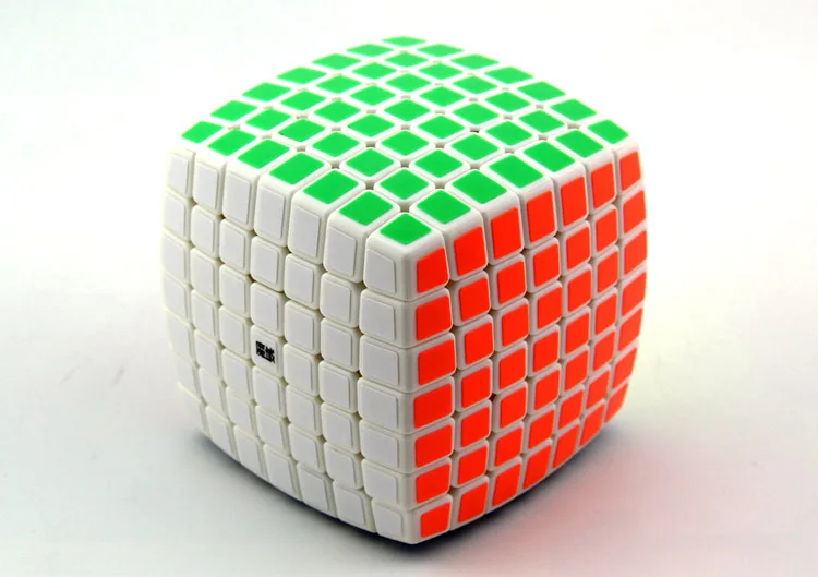 Demon Proud Fu Bread Seven Magic Cube белая детская развивающая игрушка скоростной поворот всего 7-Order Magic Cube