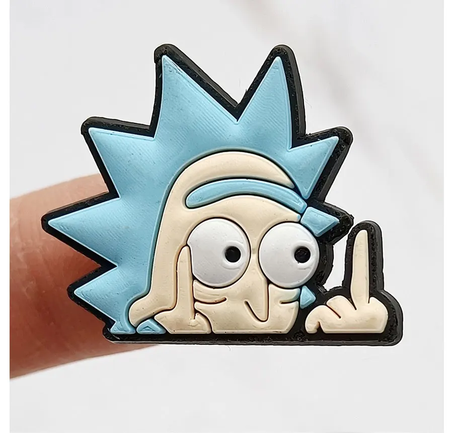 Dropshipping 1Pcs Cartoon PVC Shoe Charms Sandal Accessories Diy Fantasy Adventure Shoe Buckle Decoration Jibz For Croc Charms