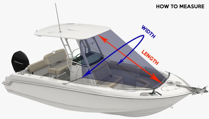 Boat Cover boat cover fishing boat cover Oceansouth Bow Shade Extensions For T-Top Marine Grade Boat-cover Top Canopy