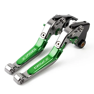 Логотип Z750 для KAWASAKI Z750 Z 750 2007 2008 2009 2010 2011 2012 Мотоцикл с ЧПУ Алюминий аксессуары тормоза сцепления ручка - Цвет: titanium GR TI