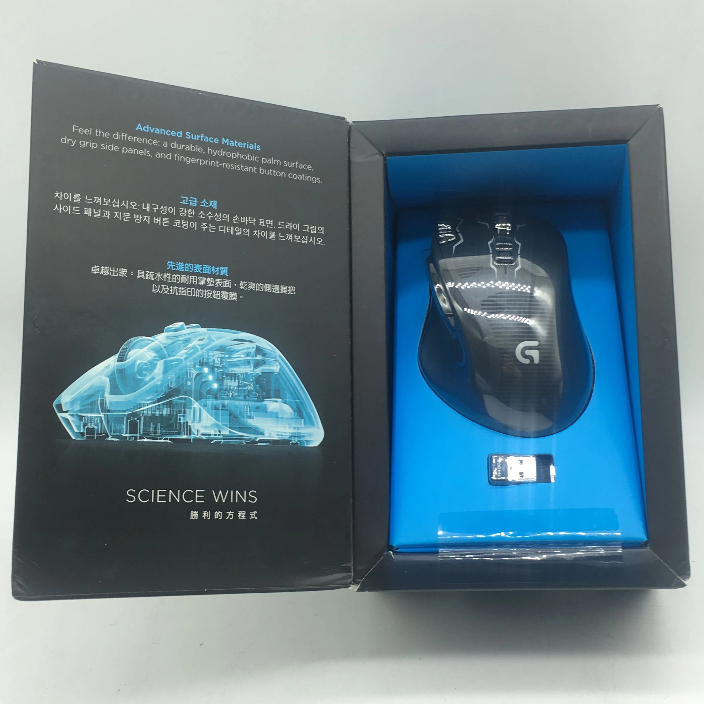 Новая Оригинальная Беспроводная перезаряжаемая игровая мышь logitech G700s