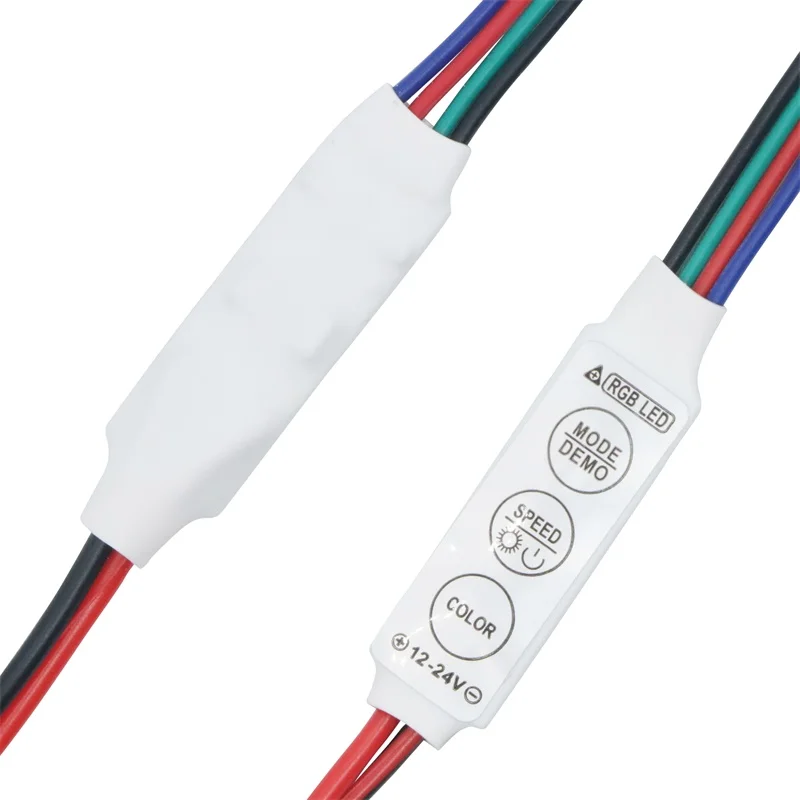 SZYOUMY 3key мини RGB светодиодный контроллер DC12V led Яркость Диммер для led 2835 5050 полосы света