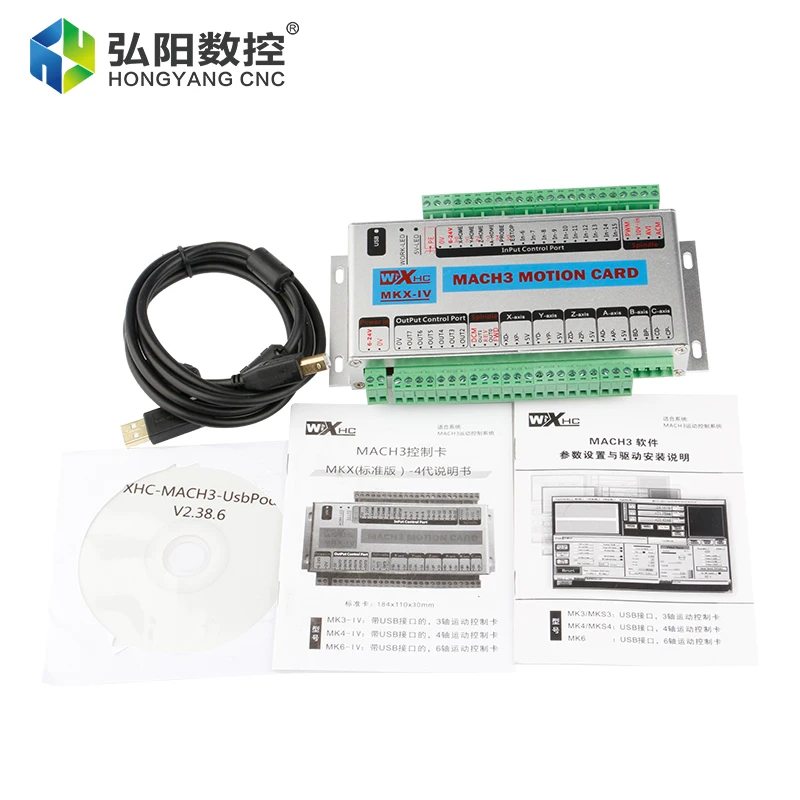 XHC Mach3 USB Breakout Board 3 4 6-Axis Motion Control Card