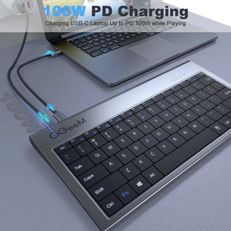 QGeeM USB C концентратор для Macbook Pro тройной Дисплей Тип до Dual Core 4K HDMI и DP Micro SD кард