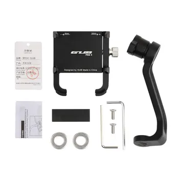 

For Gub Pro 2 Motor Navigation Bracket Aluminum Alloy 360 Degree Rotating Bicycle Phone Holder Motorcycle Support GPS Holder